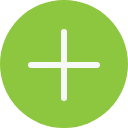 icone sigle plus vert