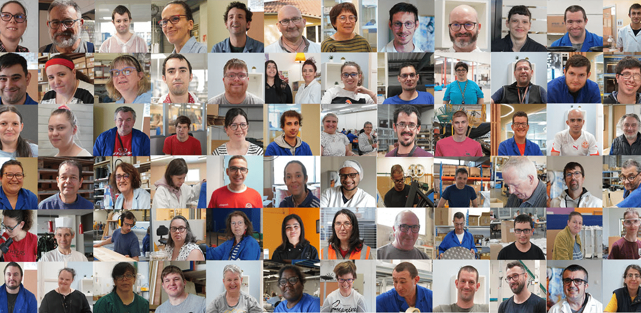 Travailleurs du réseau OSEAT, Esat et EA à Lyon (Rhône)